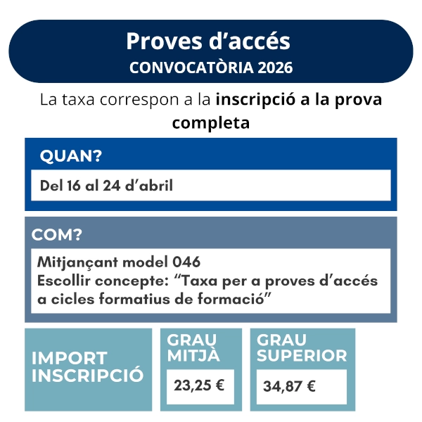 Proves d'acc&eacute;s