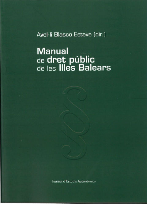 Manual Dret P&uacute;blic de les Illes Balears