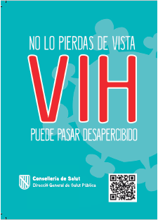 Cartell VIH - No el perdis de vista, pot passar desapercebut