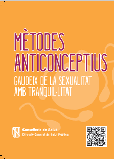 Cartell Mètodes anticonceptius. Gaudeix de la sexualitat amb tranquil·litat