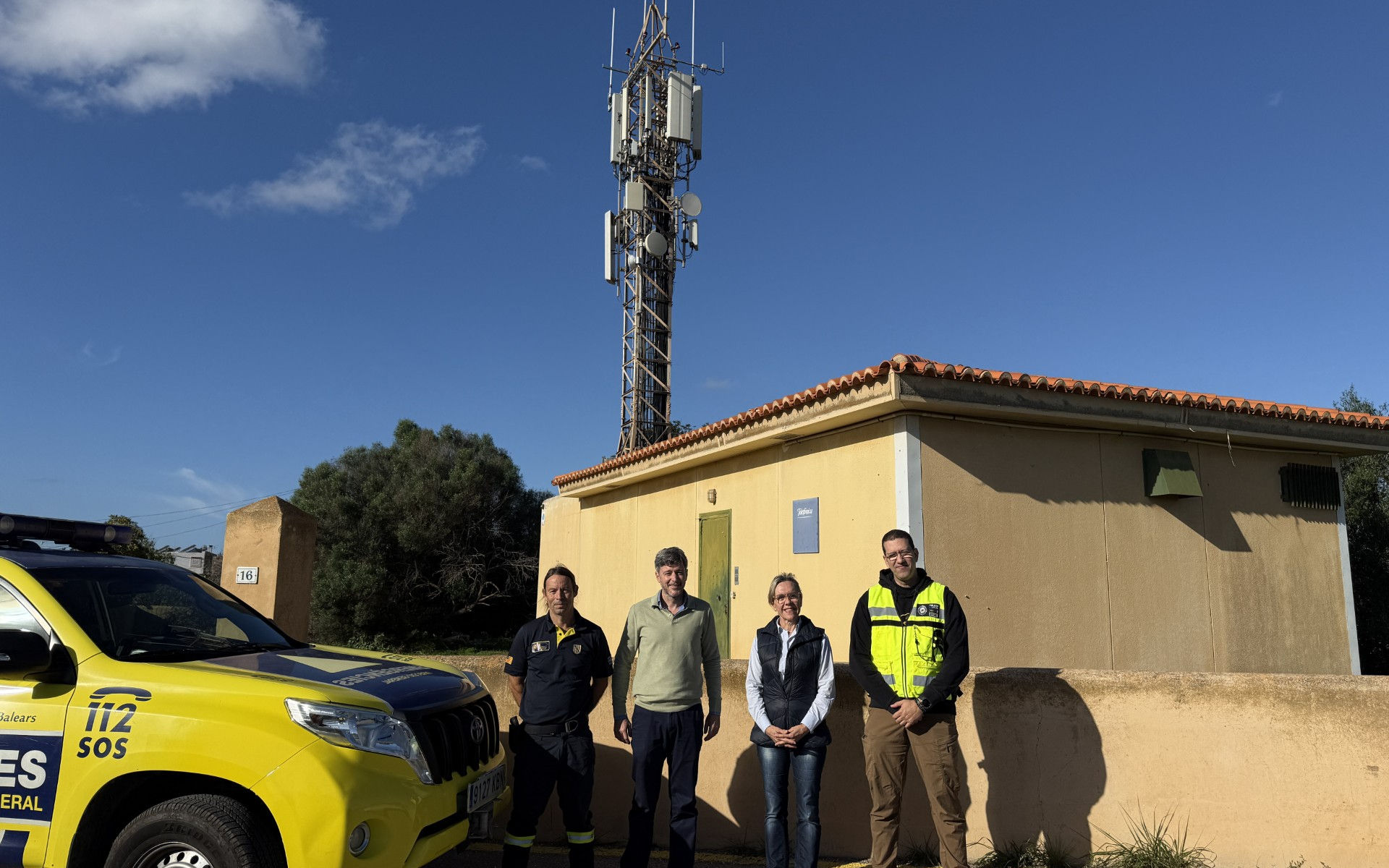 Nova antena de la xarxa TetraIB a Sant Jordi