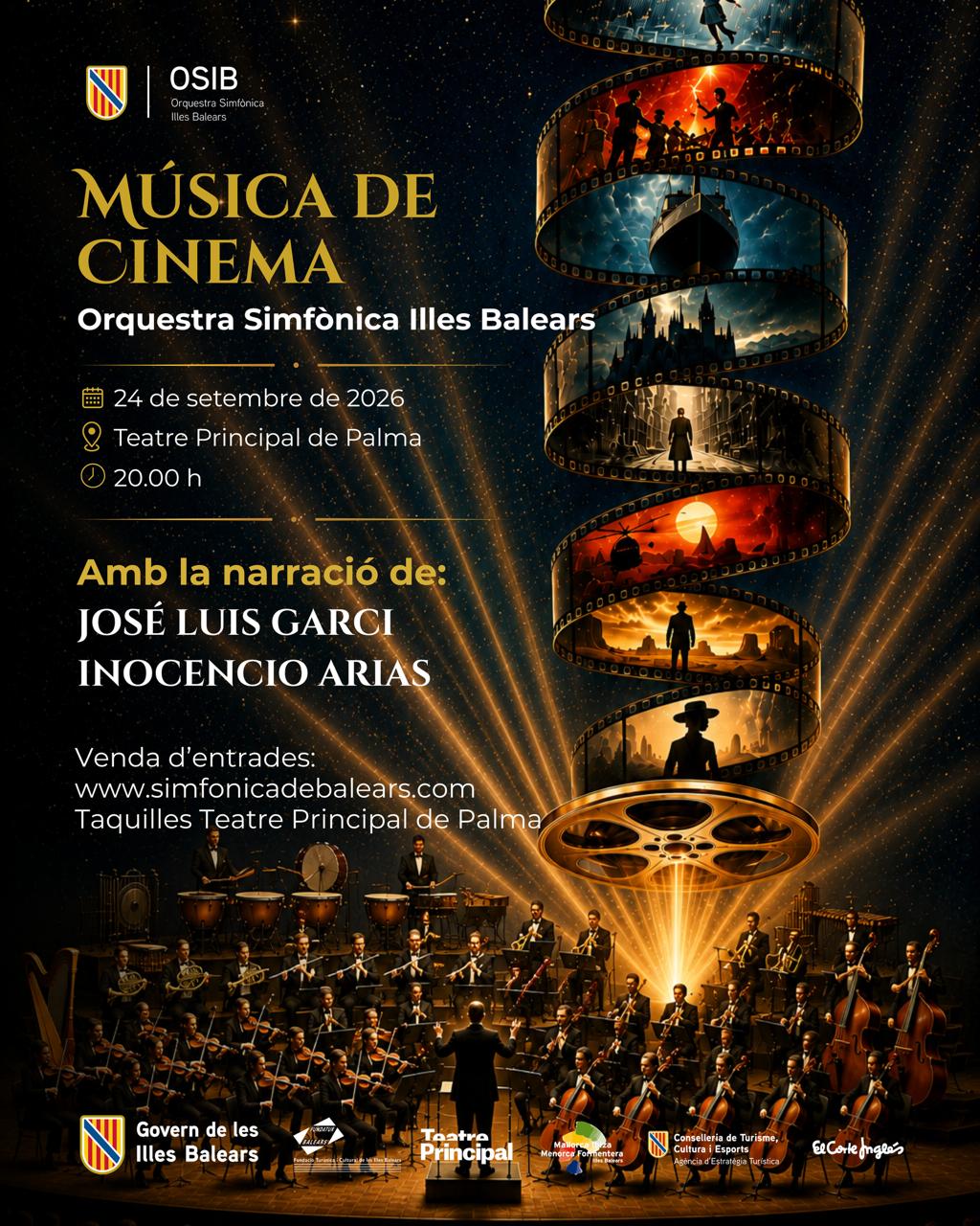 Cartell de l’espectacle Música de Cinema