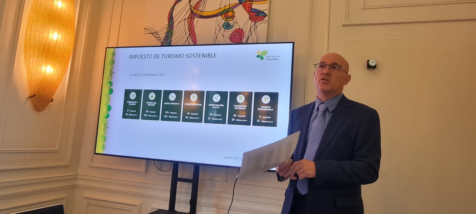 El director de l'Agència d'Estratègia Turística de les Illes Balears (AETIB), Pere Joan Planas