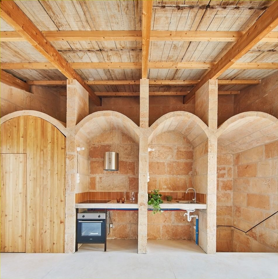 Interior de vivienda. Cocina