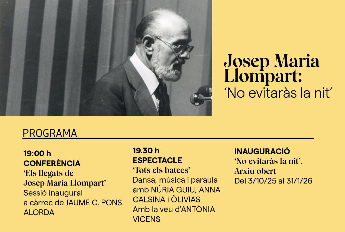 Exposición "No evitaràs la nit" Fundació Mallorca Literària