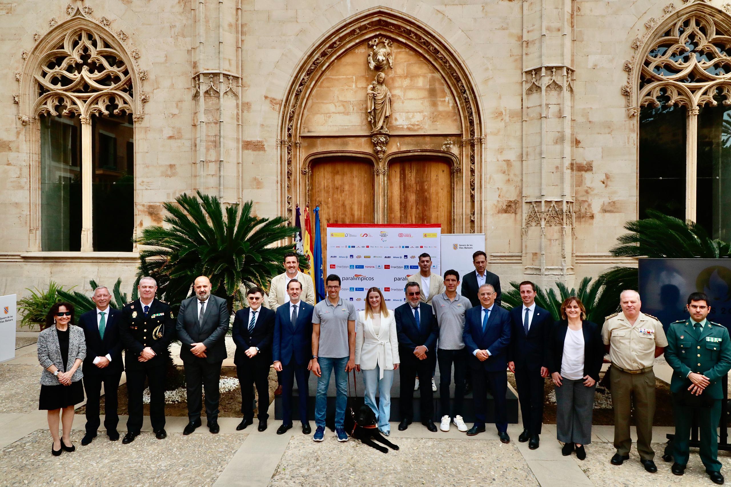 Presentació de la preselecció de l’equip paralímpic espanyol París 2024 per part de les Balears, al Consolat de Mar.