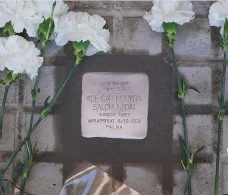 La pedra de la memòria de Josep Salom Nadal \