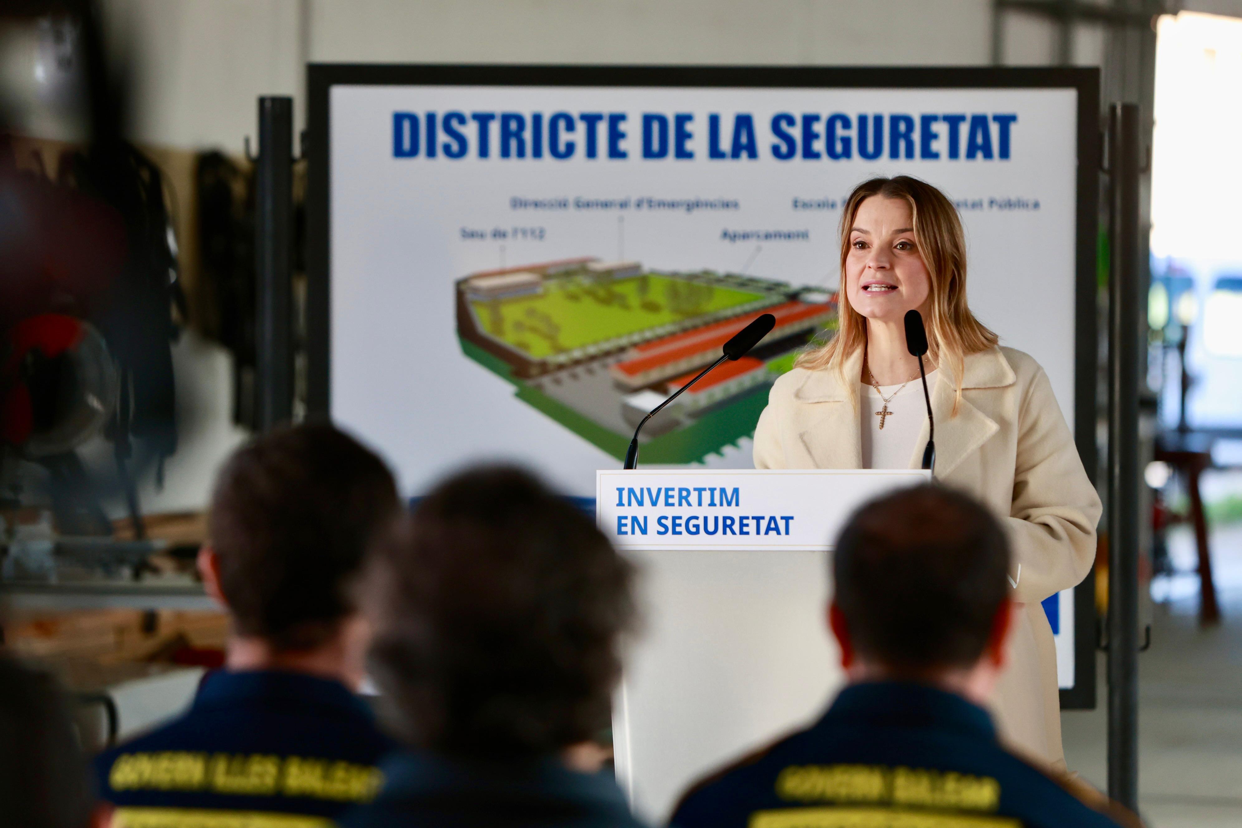 La presidenta Margalida Prohens presenta el Districte de la Seguretat