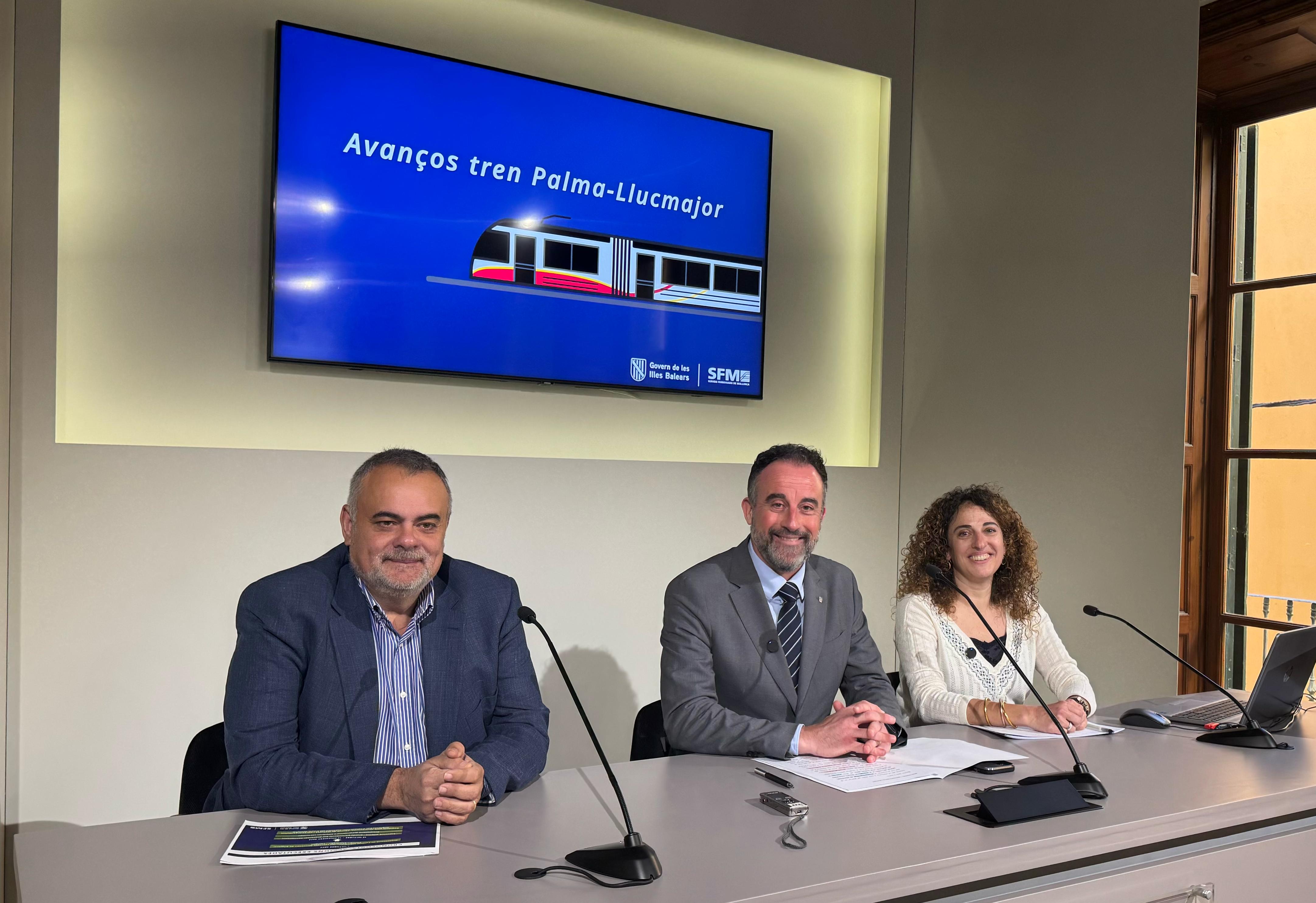 Presentació d'avanços en el tren Palma-Llucmajor