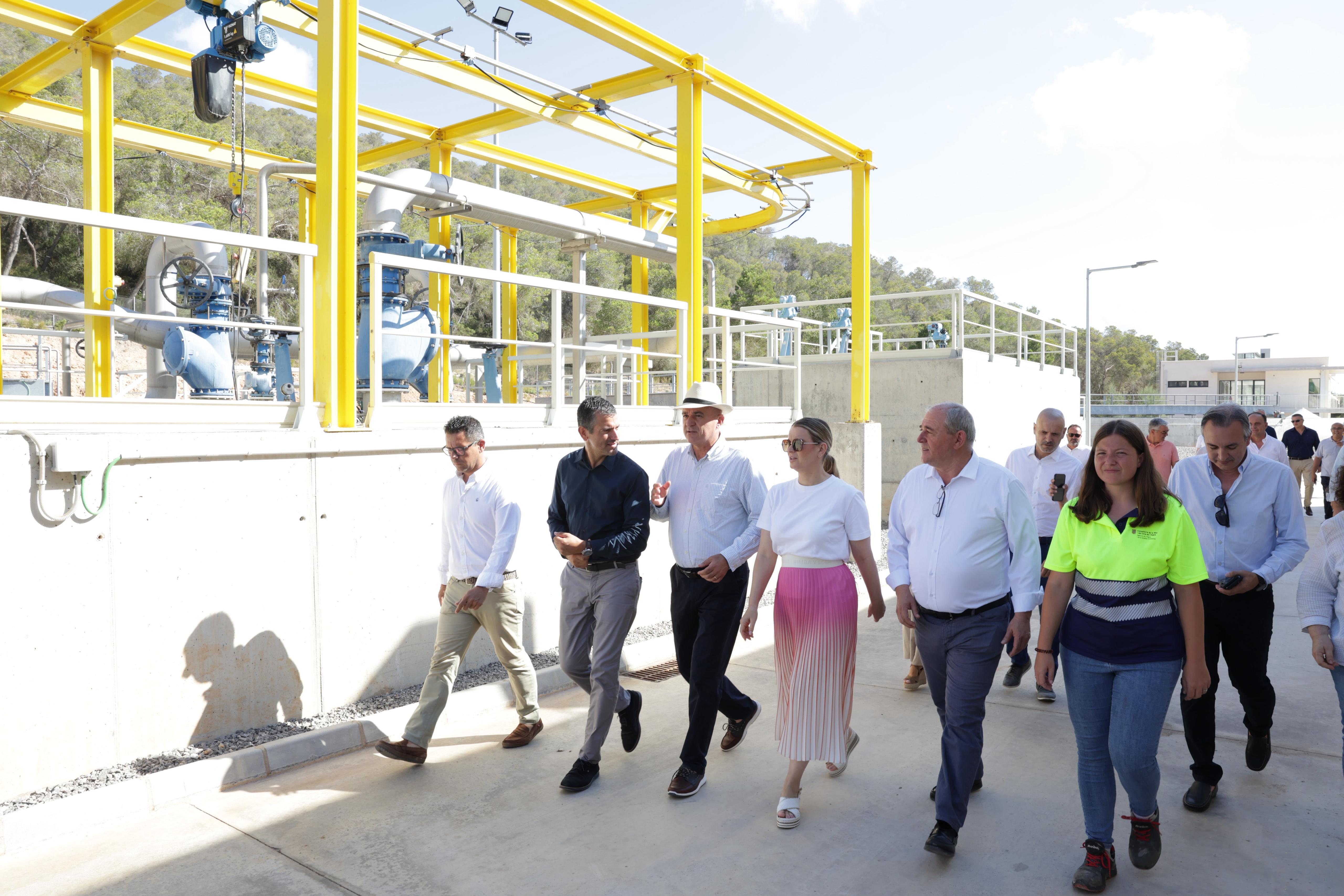 Visita a la depuradora de sa Coma (Eivissa)