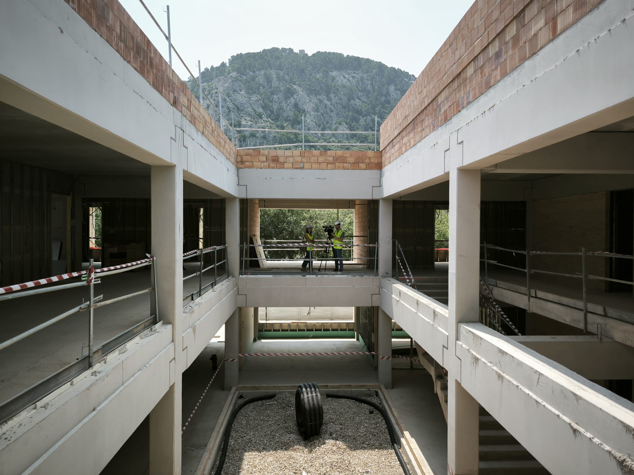 Obres del nou Centre de Salut Pollença