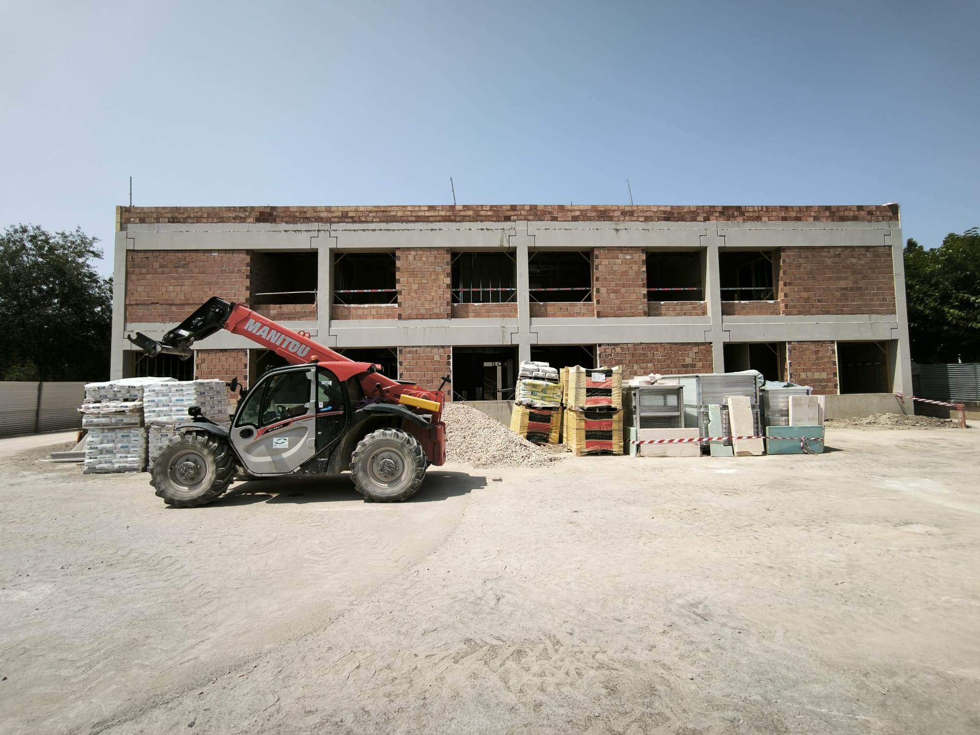 Obres a un centre de salut 