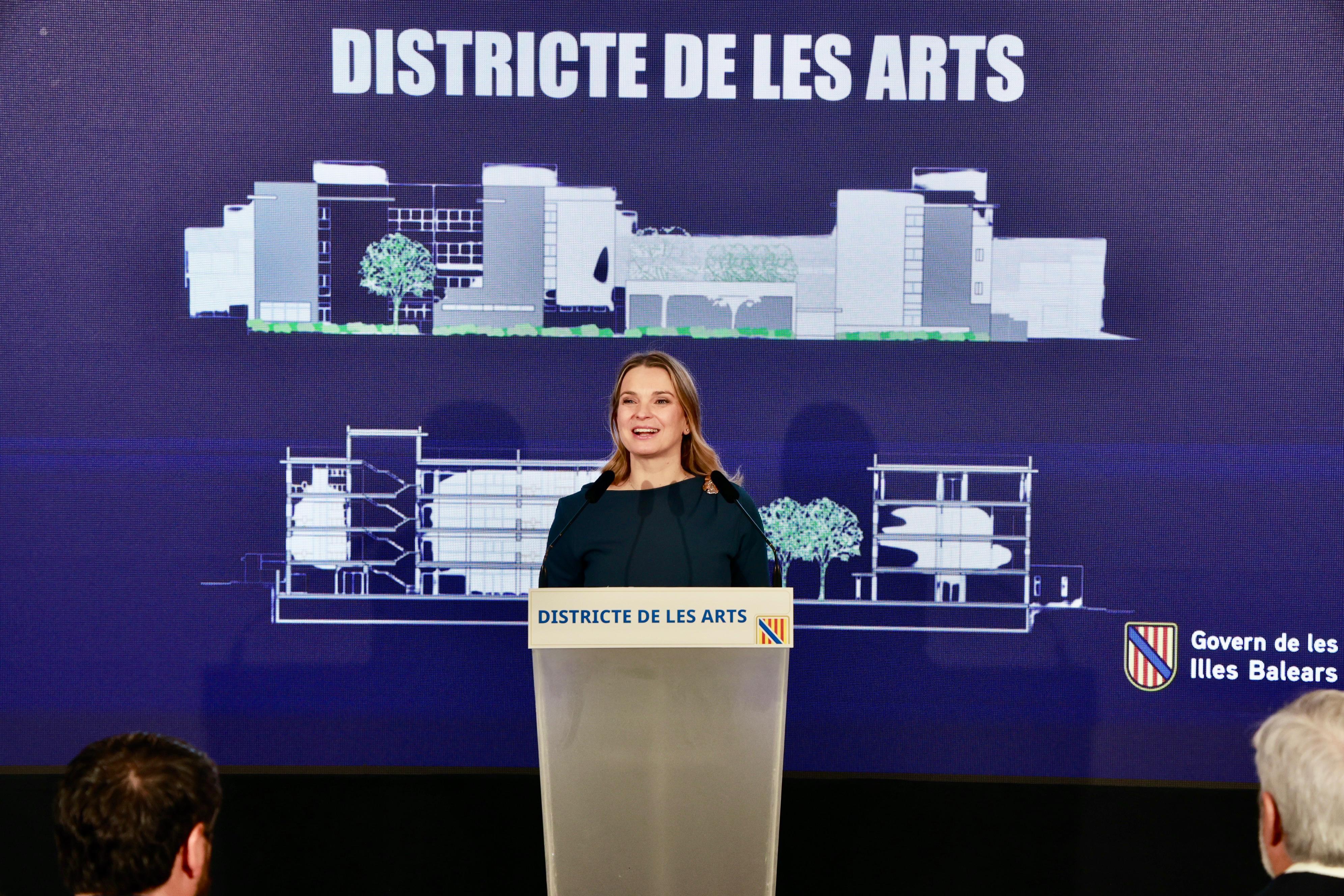 La presidenta Prohens presenta el projecte del Districte de les Arts