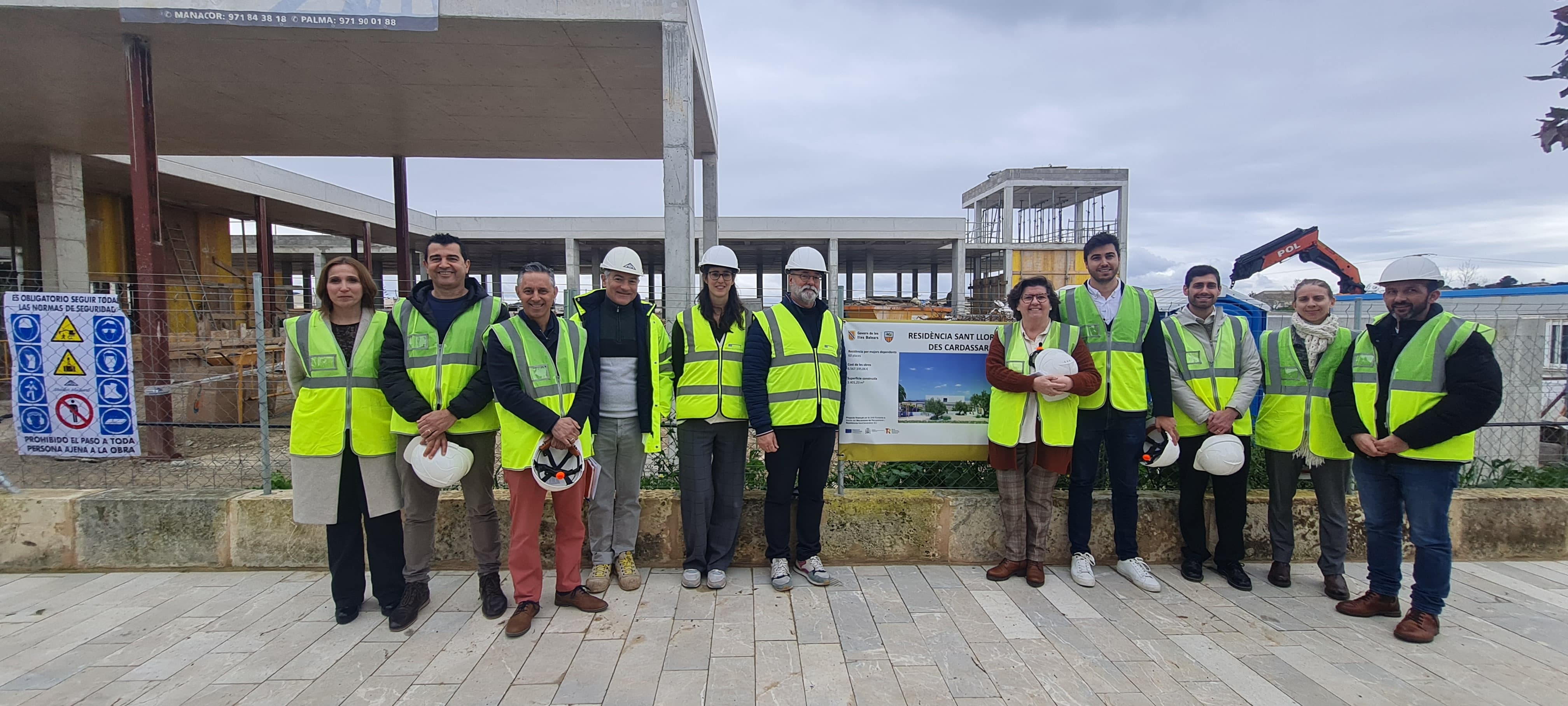  Visita a les obres de la residència per a persones grans dependents de Sant Llorenç 