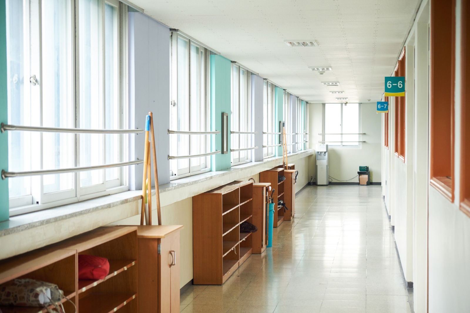 Passadís d'una escola