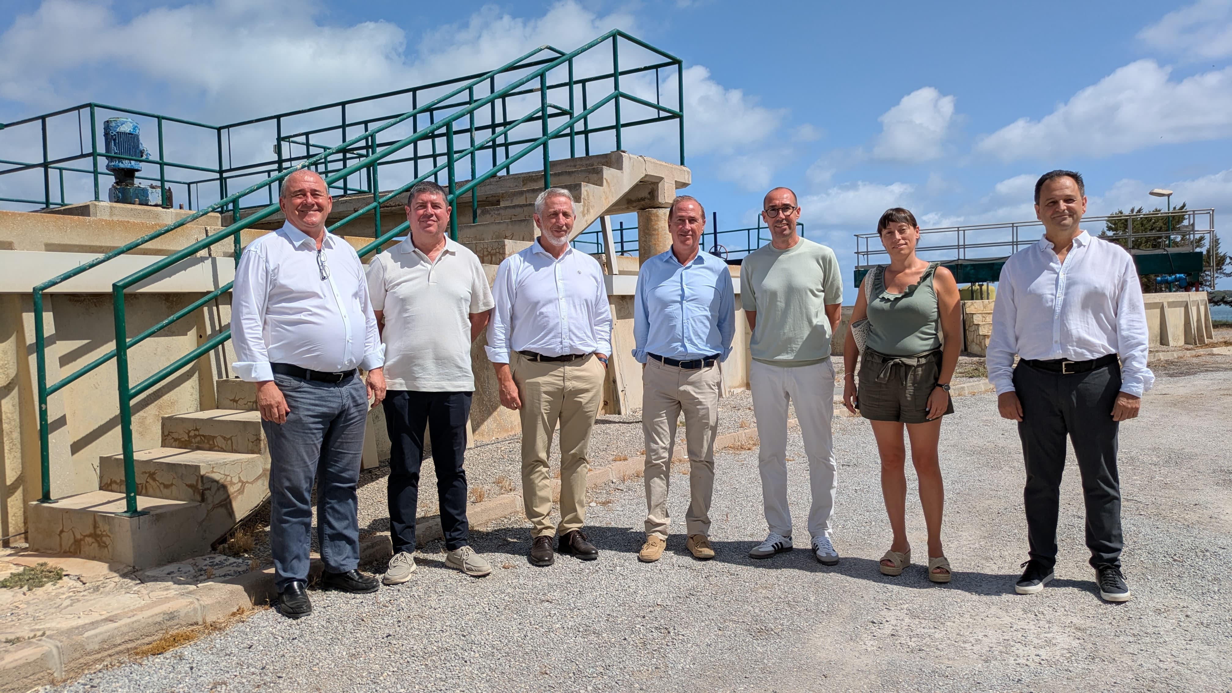 Visita a la depuradora de Formentera