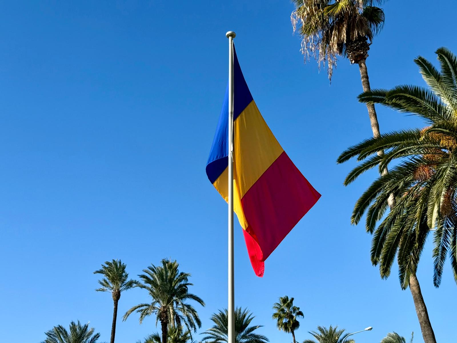 Imatge de la bandera de Romania.