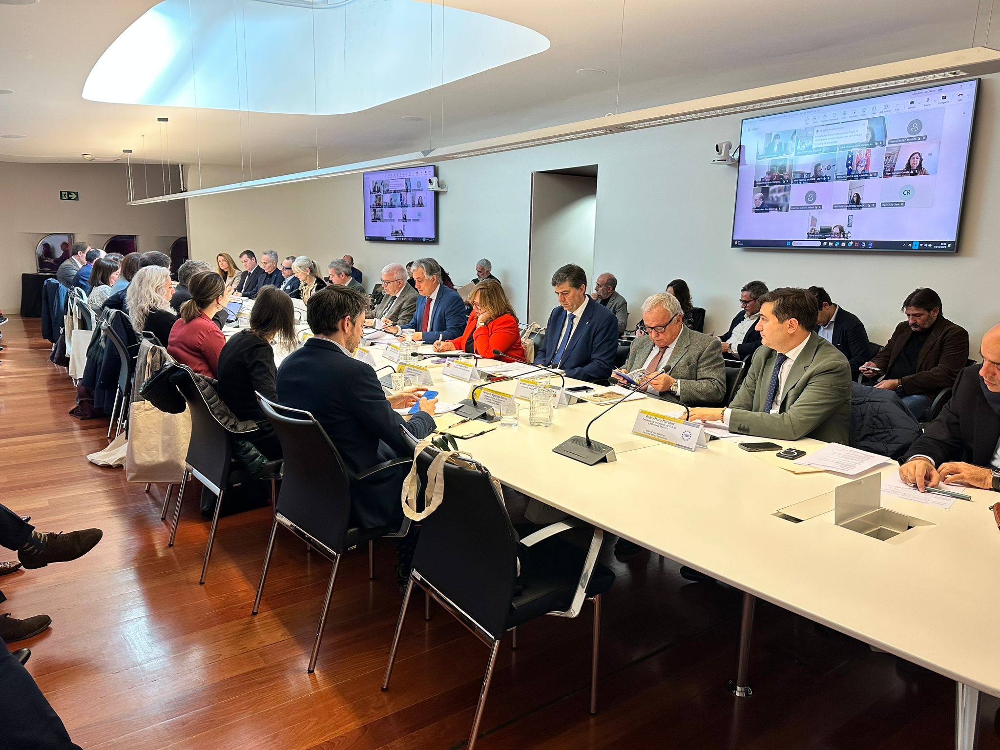 Imatge de la reunió de la Conferència Sectorial de Cultura celebrada a Madrid.