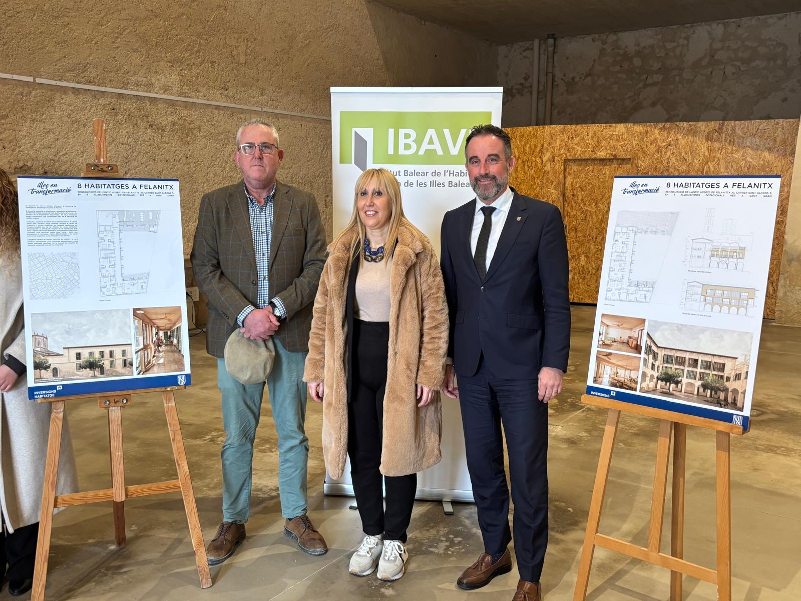 L'IBAVI rehabilitarà l'antic hospici de Felanitx per albergar vuit habitatges socials per a residents majors de 65 anys