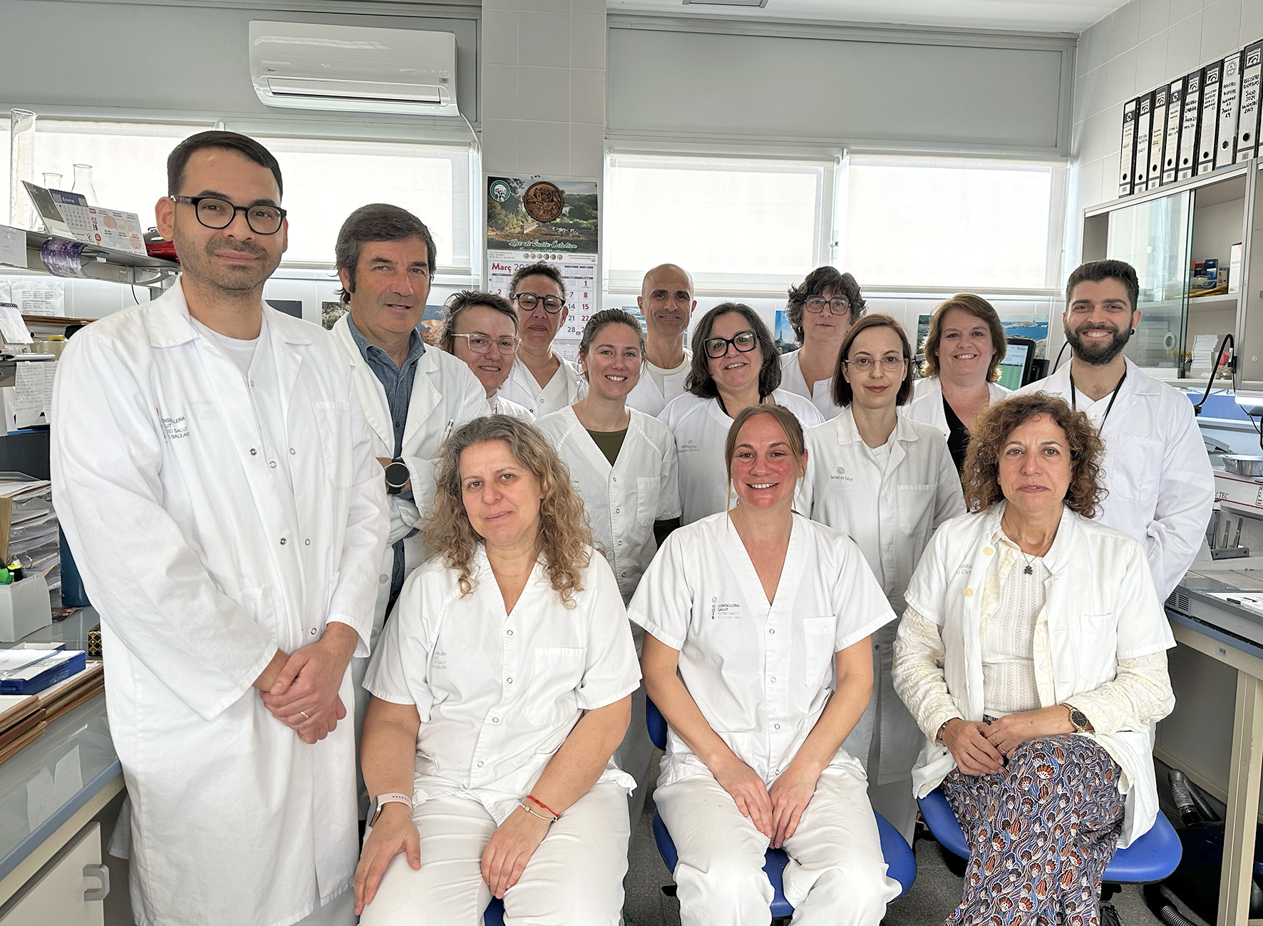 Equip mèdic del Servei d’Anatomia Patològica de l'Hospital Mateu Orfila.