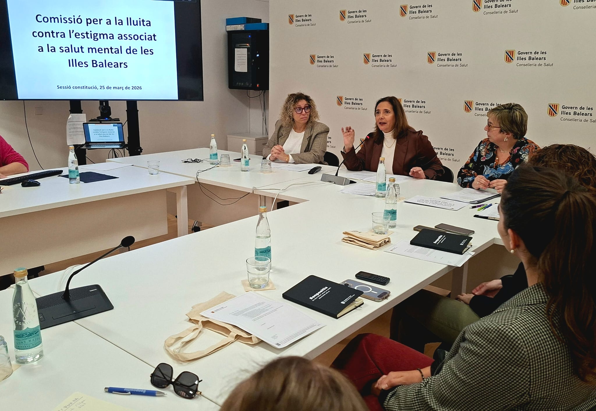 Reunió de la Comissió per a la lluita contra l'estigma associat als problemes de salut mental