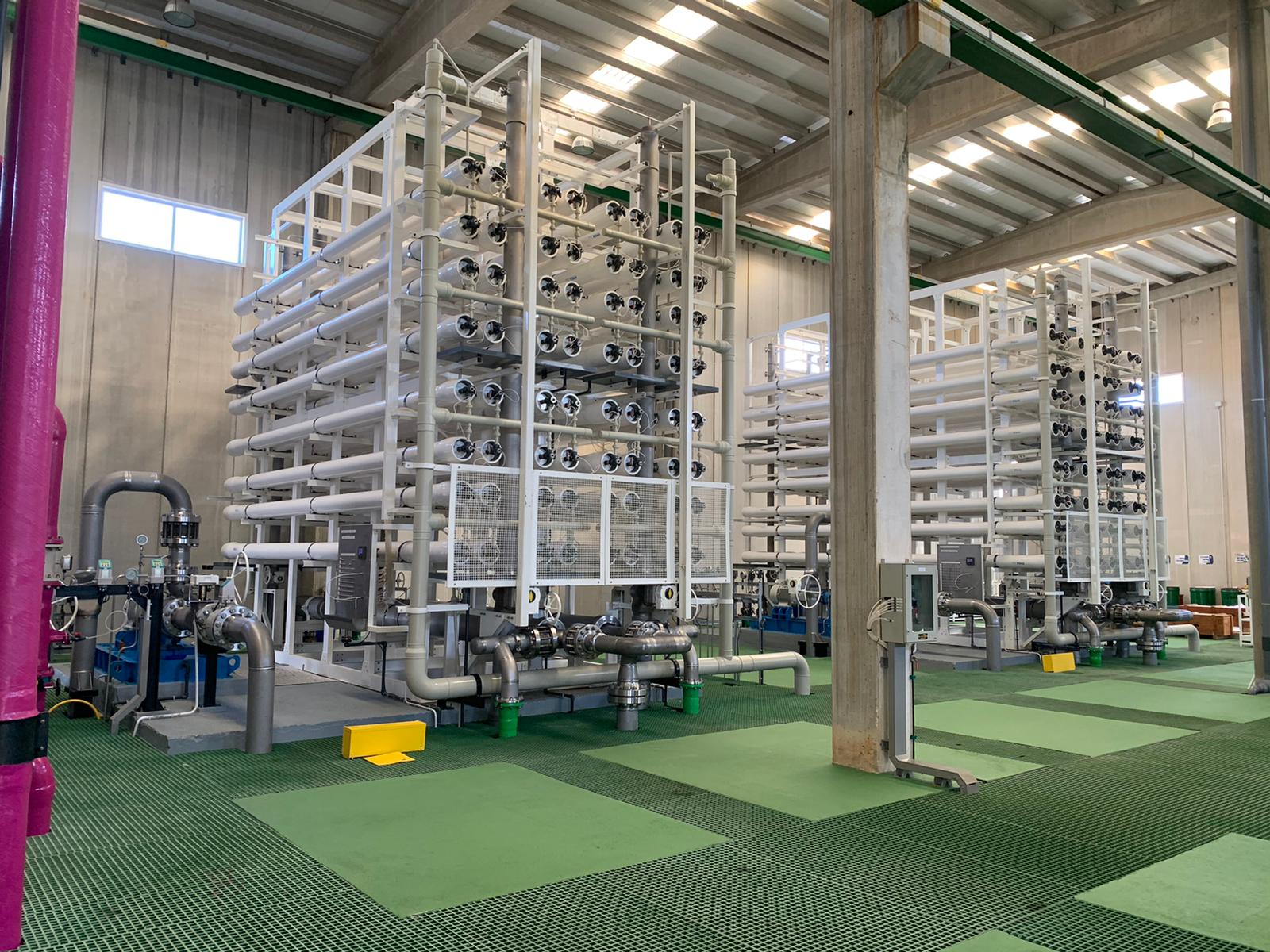 Instal·lació del dipòsit d’Es Caragolí.