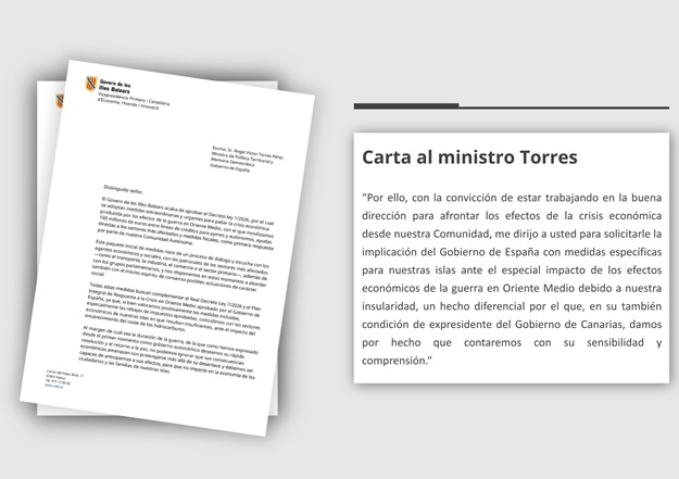 Carta al ministre Torres
