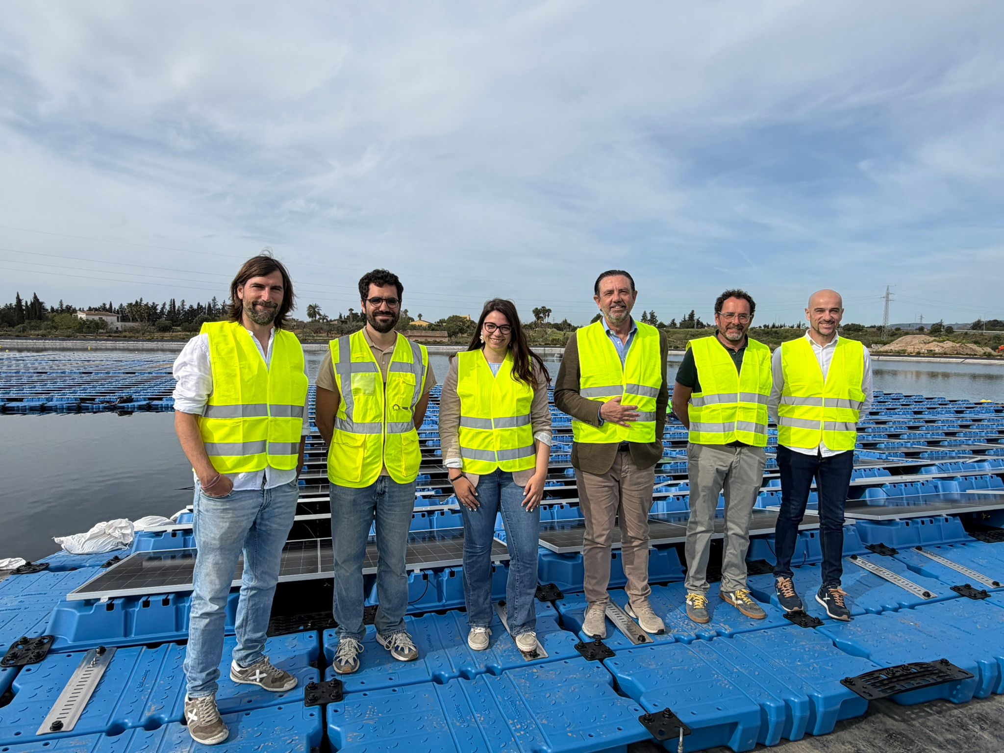 Presentació del projecte d'una planta fotovoltaica flotant, damunt la bassa de reg d'Inca