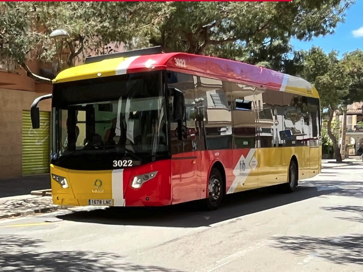 Un autobús del TIB. 