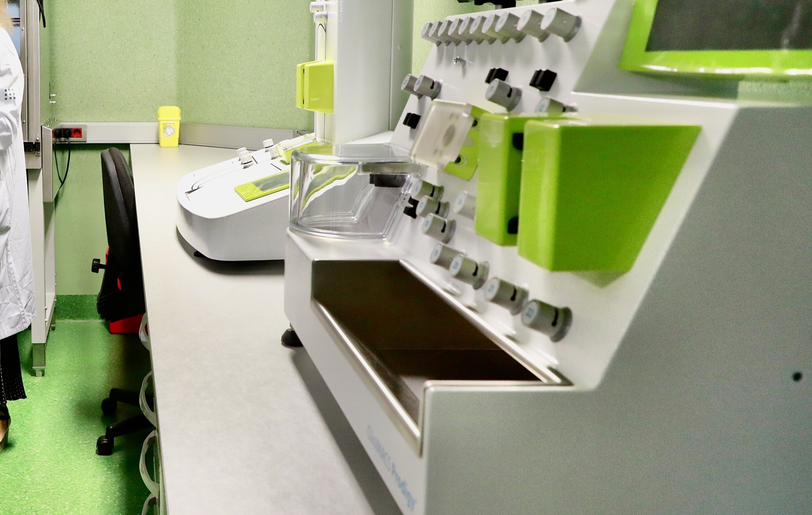 Aparell d'una sala hospitalària. 