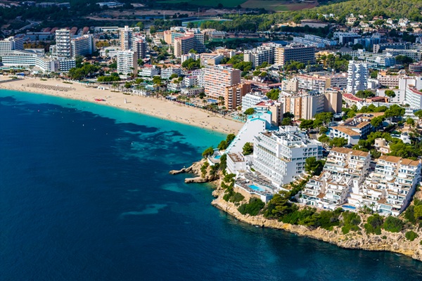 Imatge aèria de la zona turística de Magalluf