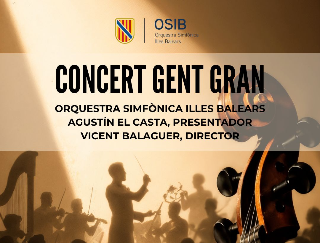 Cartell del concert Gent Gran