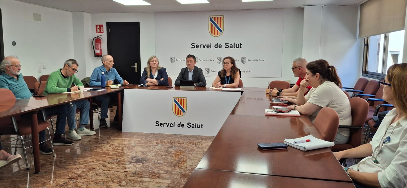 Reunió de la Mesa Sectorial de Sanitat.