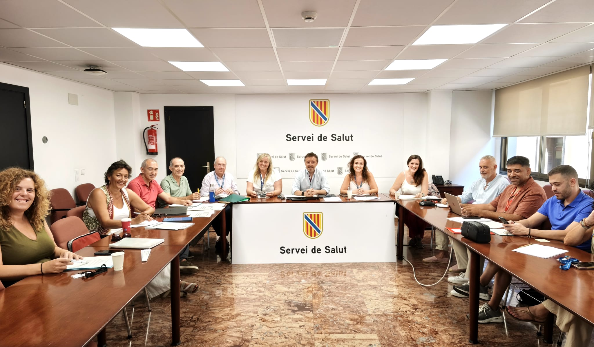 Assistents a la Mesa Sectorial de Sanitat.