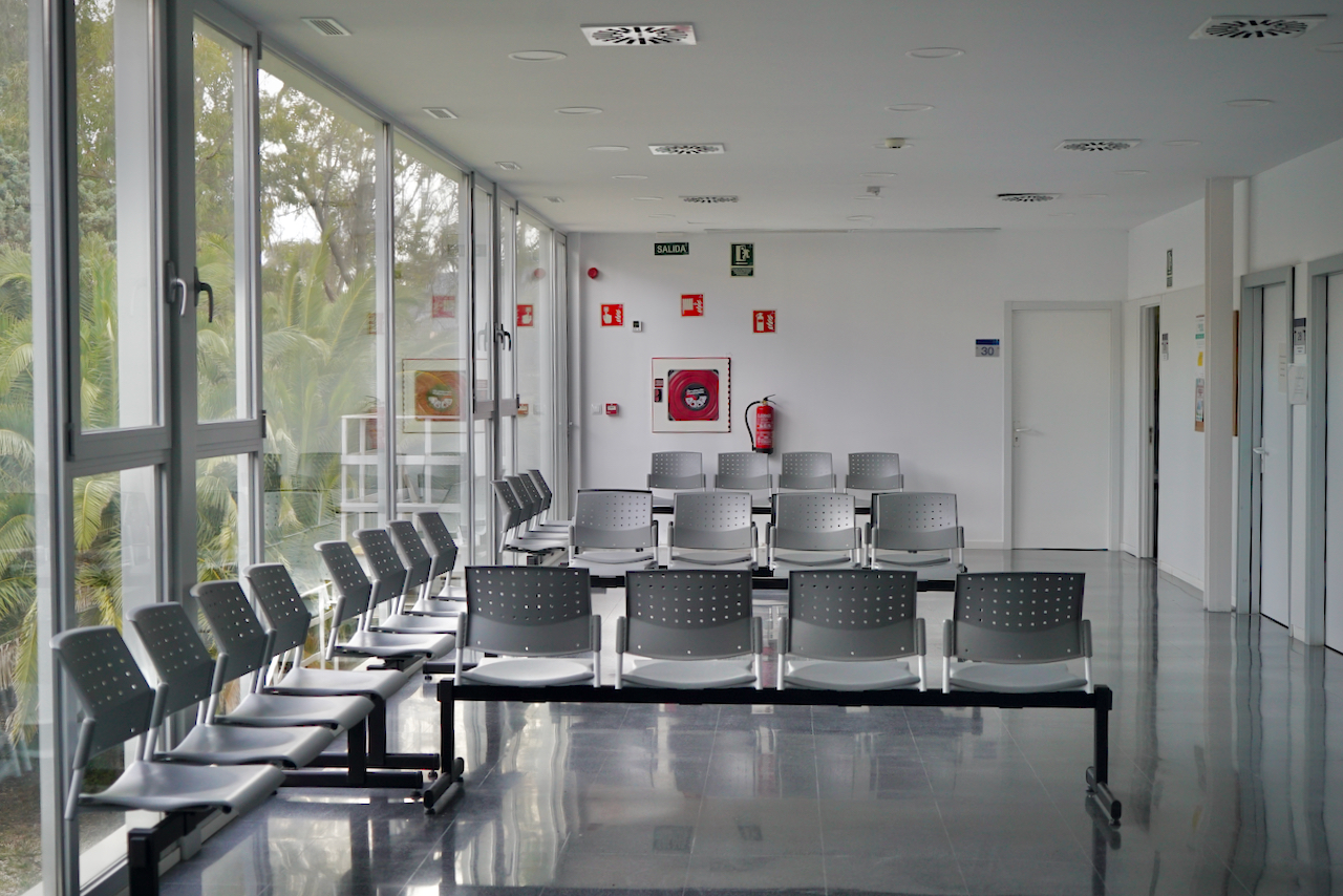 Sala d'espera d'un centre de salut