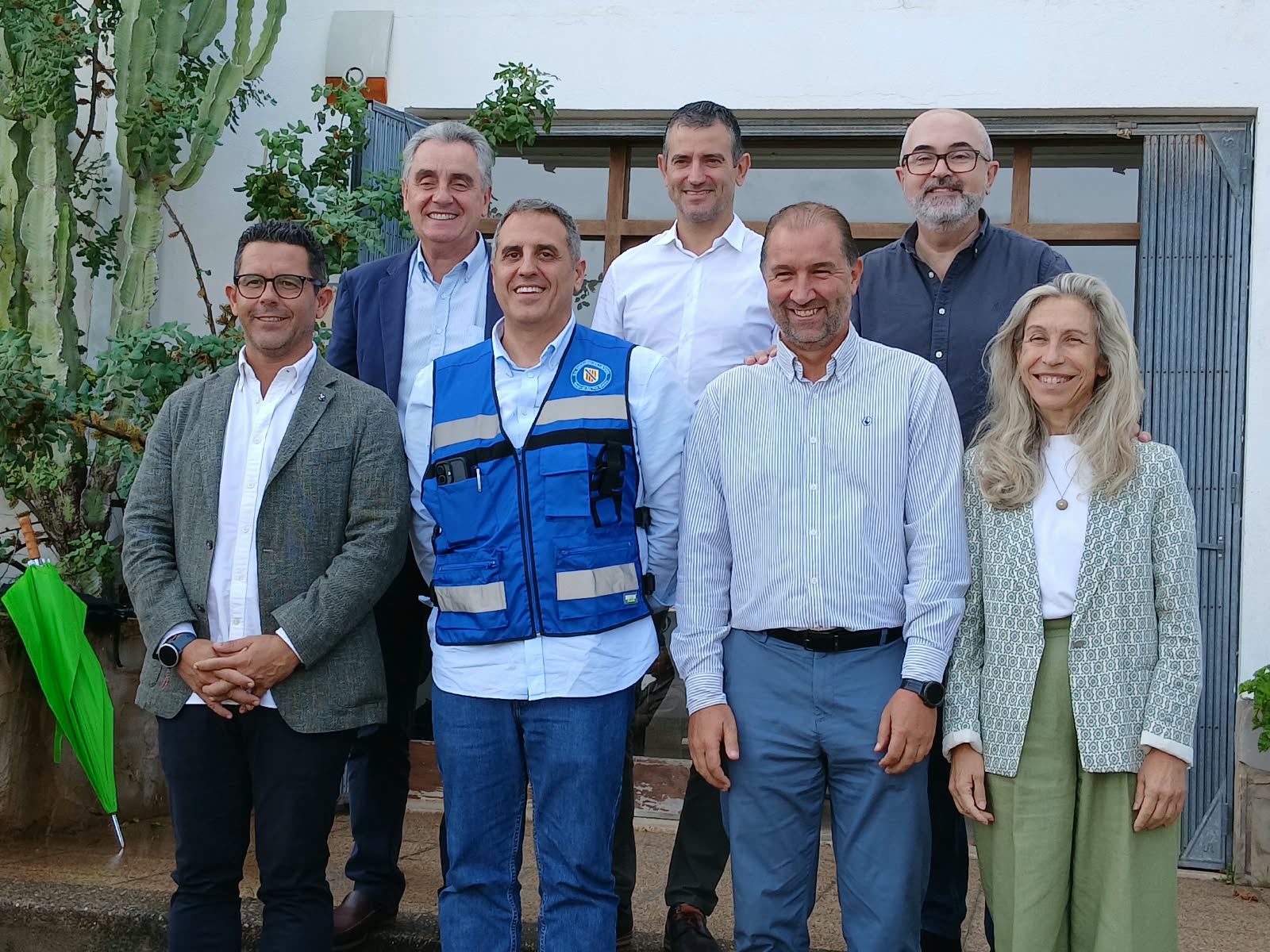 El director general d'Emergències i Interior amb autoritats d'Eivissa i Formentera