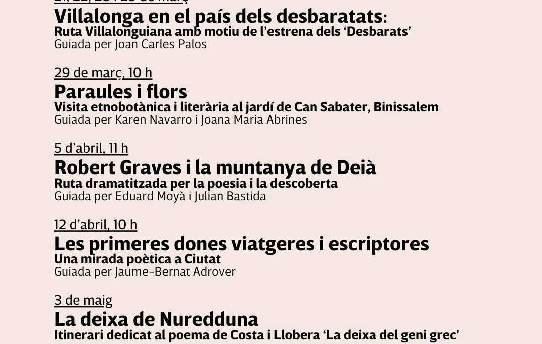 Ruta literaria Llompart 01